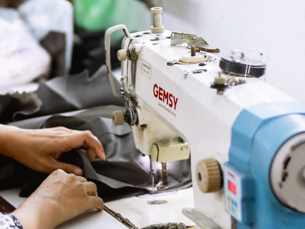 In-house factory, Sewing