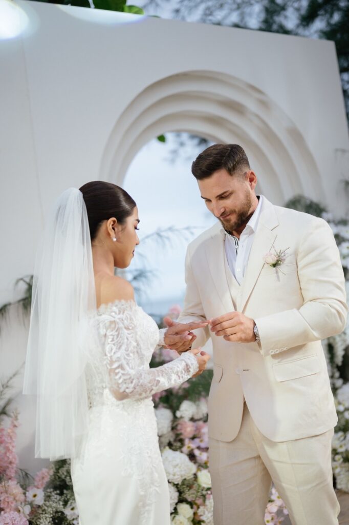 Tailor-made groom suit crafted by expert tailors in Hua Hin